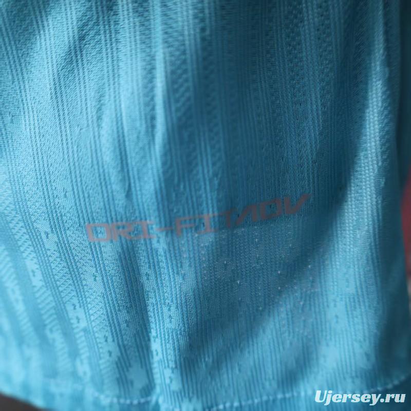 Player Version 25/26 Barcelona Sky Blue with Pink Gradient Stripe Jersey