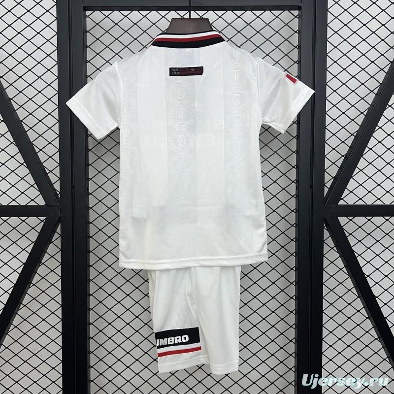 Retro 97/98 Kids Manchester United Away Size 16-28 Jersey