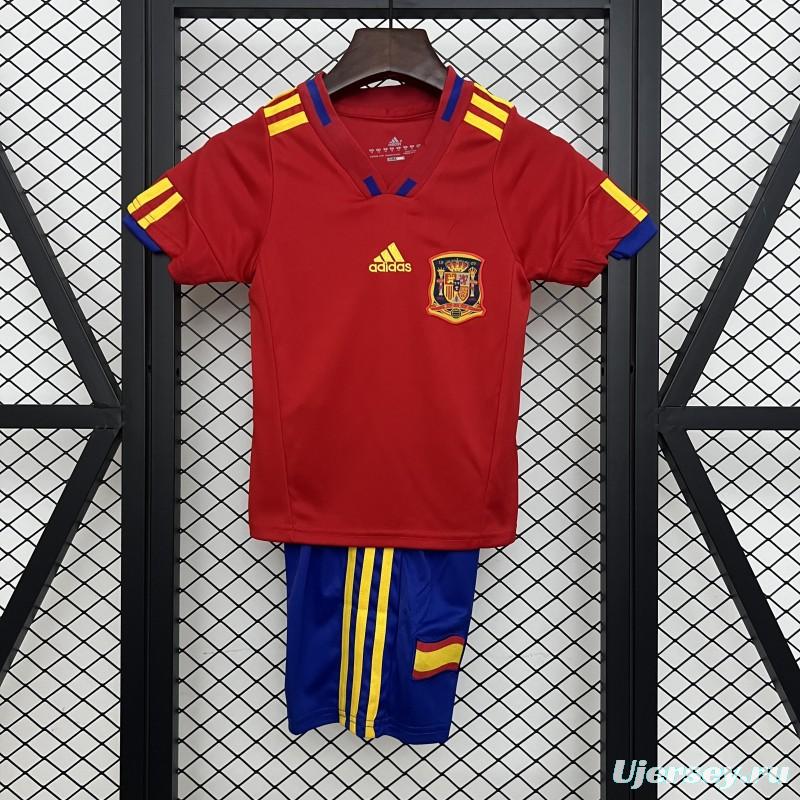 2010 Kids Spain Home Size 16-28 Jersey