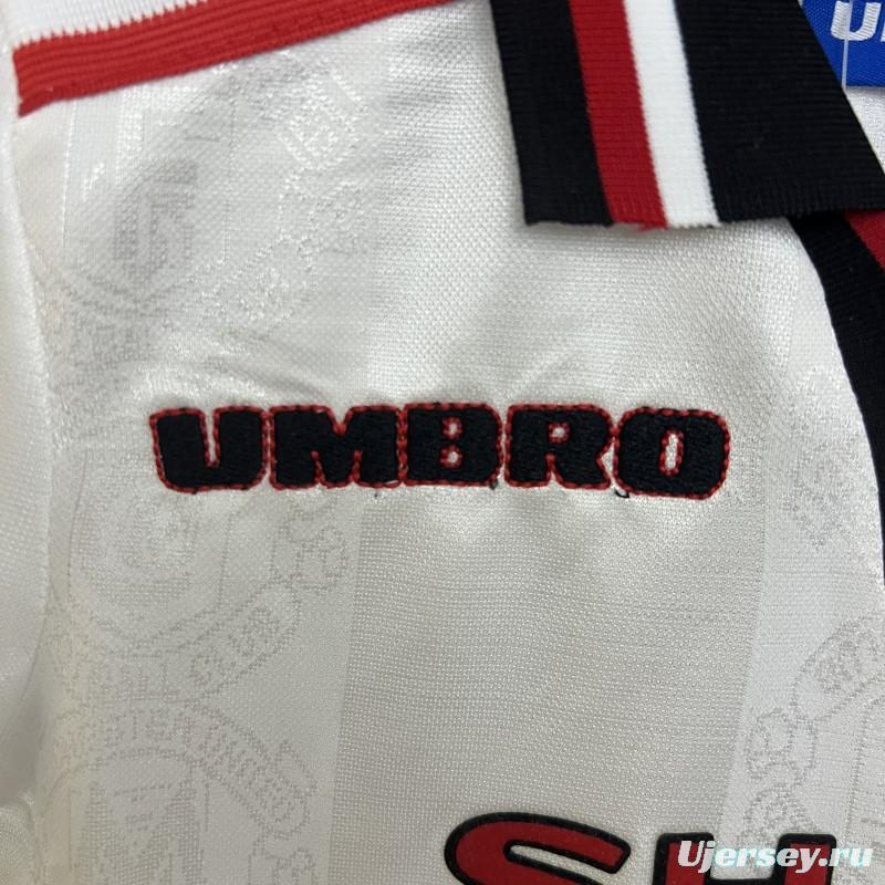 Retro 97/98 Kids Manchester United Away Size 16-28 Jersey