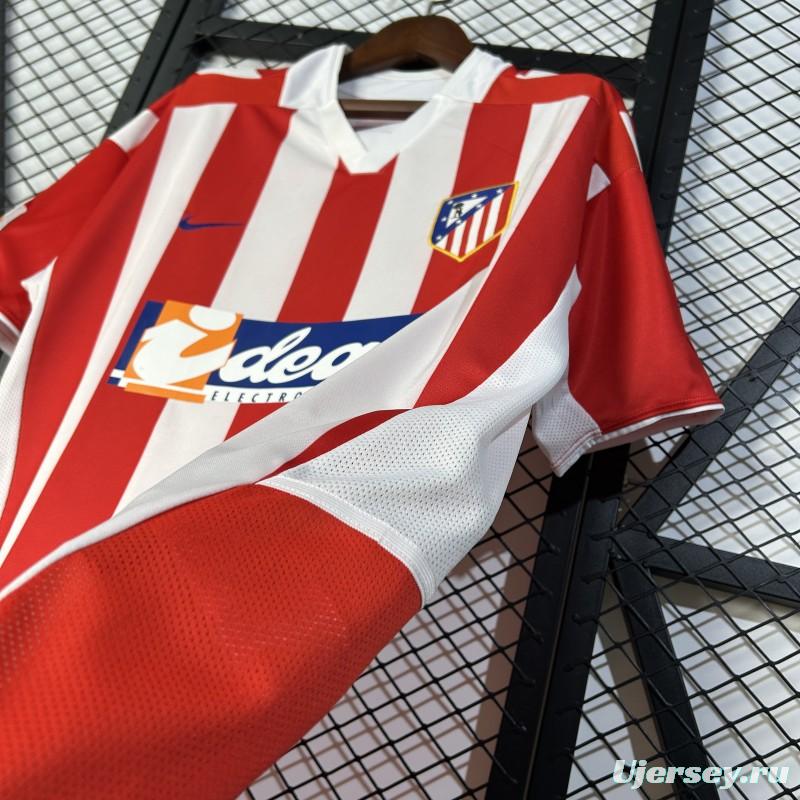 02/03 Retro Atletico Madrid Home Jersey