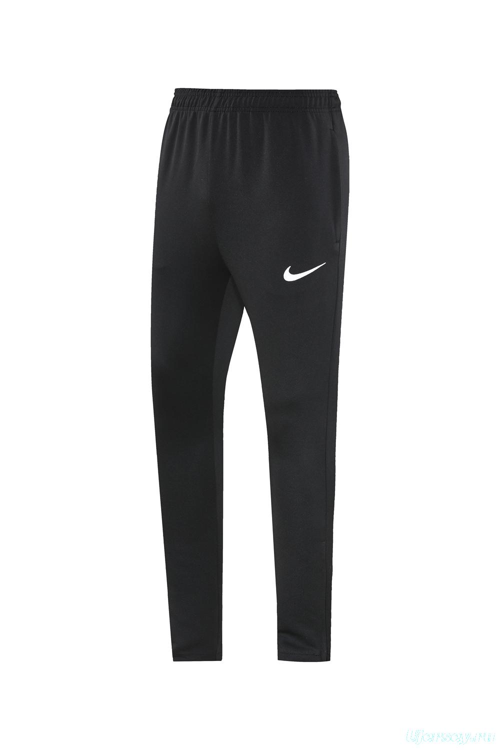 2025 Nike Black/Deep Grey Full Hoodie Zipper Jacket +Long Pants