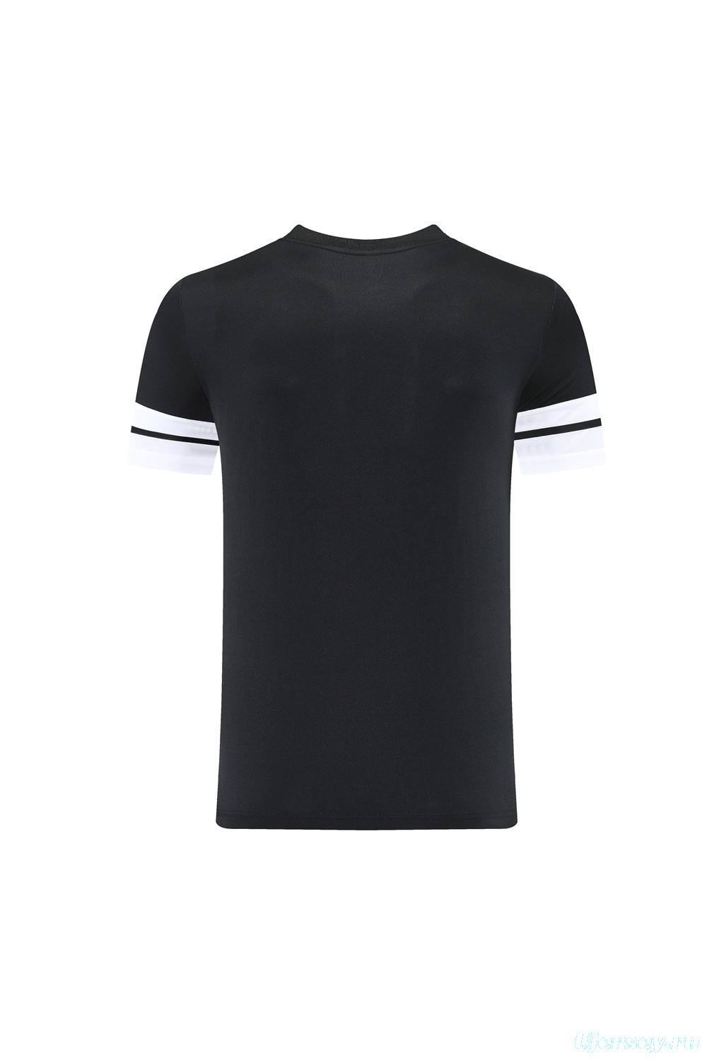 2025 Adidas Black Short Sleeve Jersey+Shorts