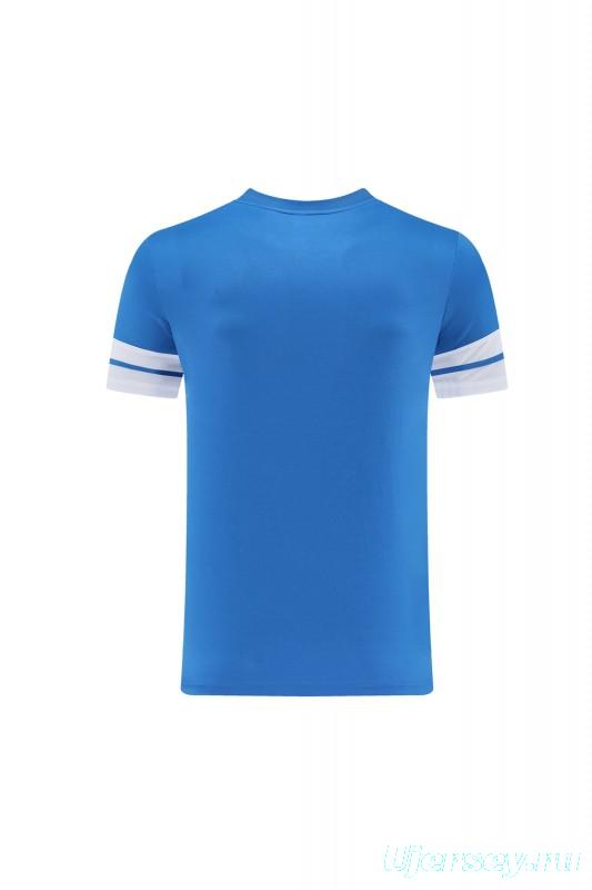 2025 Adidas Blue Short Sleeve Jersey+Shorts