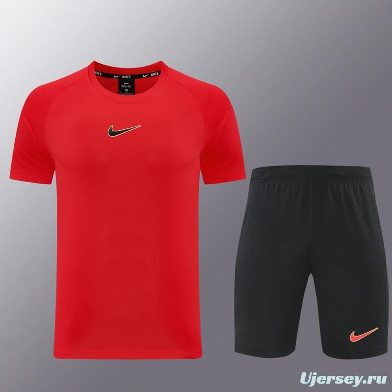 25/26 Nike Red Short Sleeve Jersey+Shorts