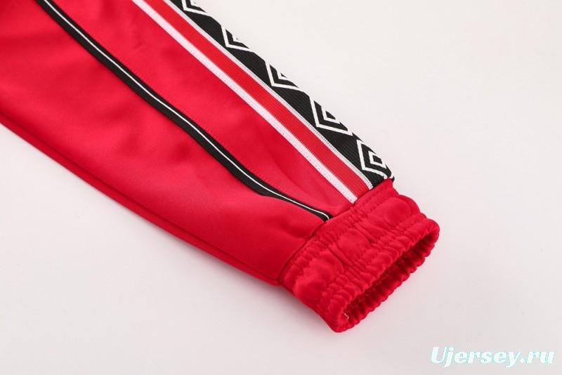 25/26 Manchester United UMBRO Vintage Full Zipper Jacket +Long Pants