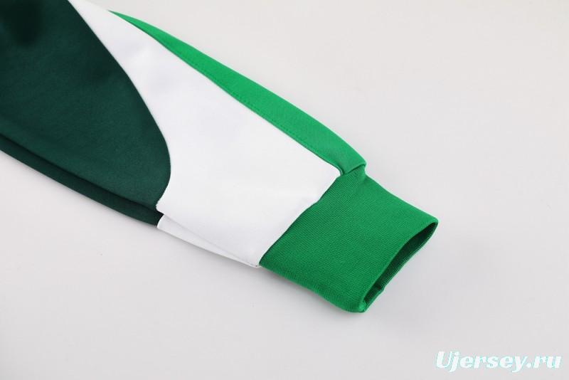 2025 NIKE Green Full Zipper Jacket +Long Pants