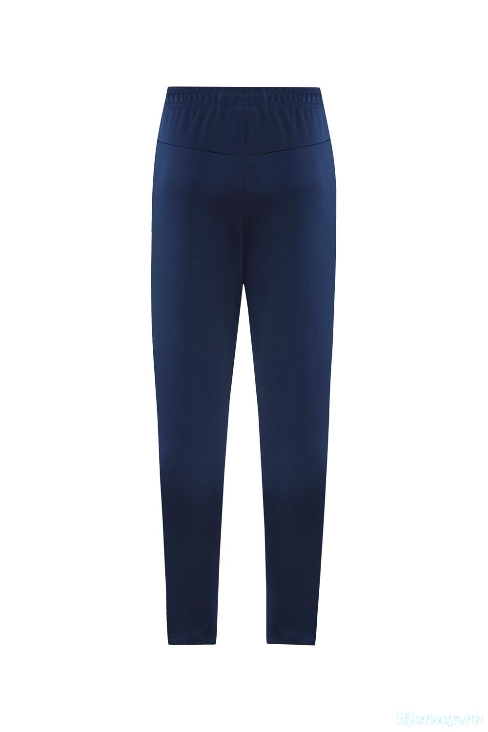 25/26 Real Madrid Navy/Grey Full Zipper Jacket +Long Pants