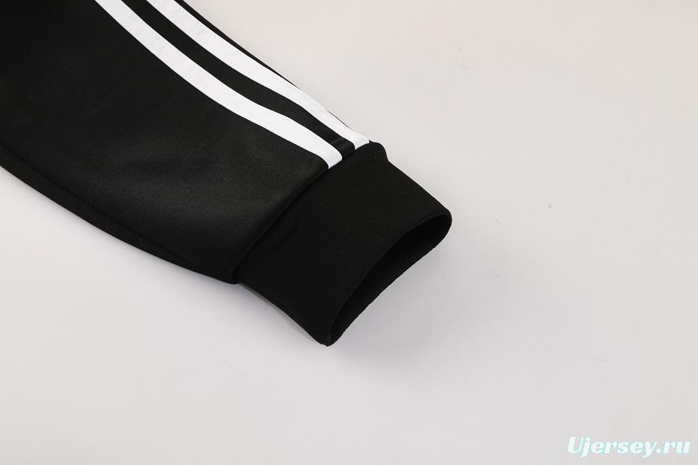 2025 Adidas Orange/Black Full Zipper Jacket +Long Pants