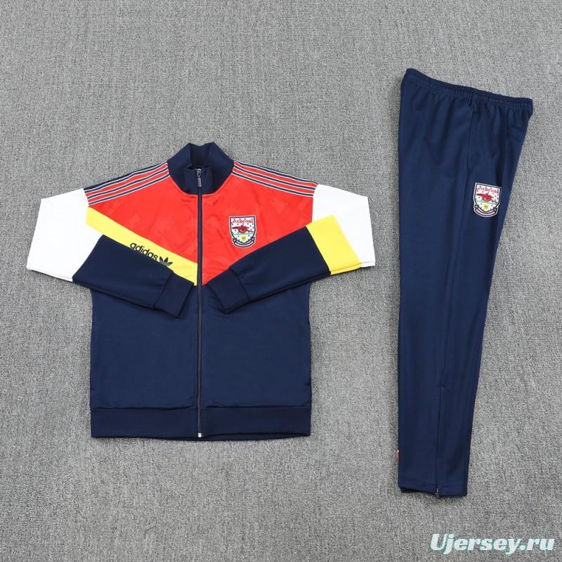 25/26 Arsenal Red/Navy Full Zipper Jacket +Long Pants