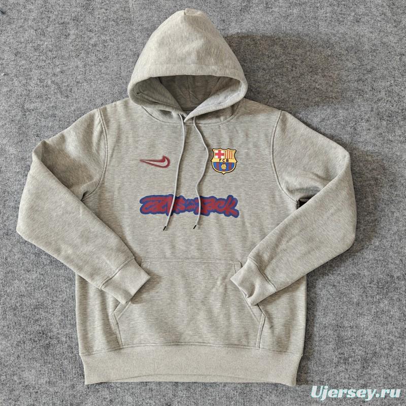 25/26 Barcelona Black Cactus Jack Hoodie -7 Colors