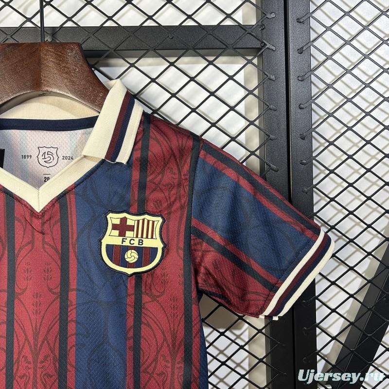 25/26 Kids Modernist FC Barcelona Polo Long Sleeve Jersey