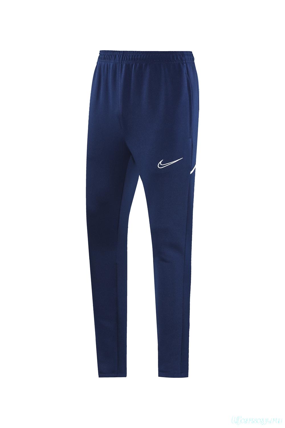 2025 Nike Blue Full Hoodie Zipper Jacket +Long Pants