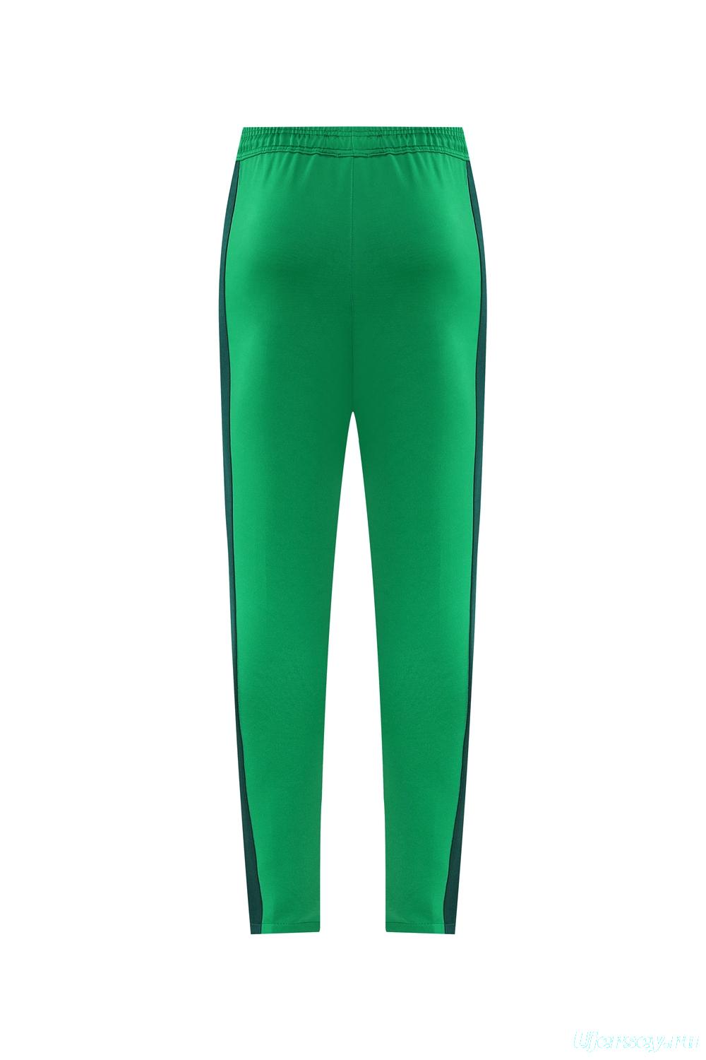 2025 NIKE Green Full Zipper Jacket +Long Pants