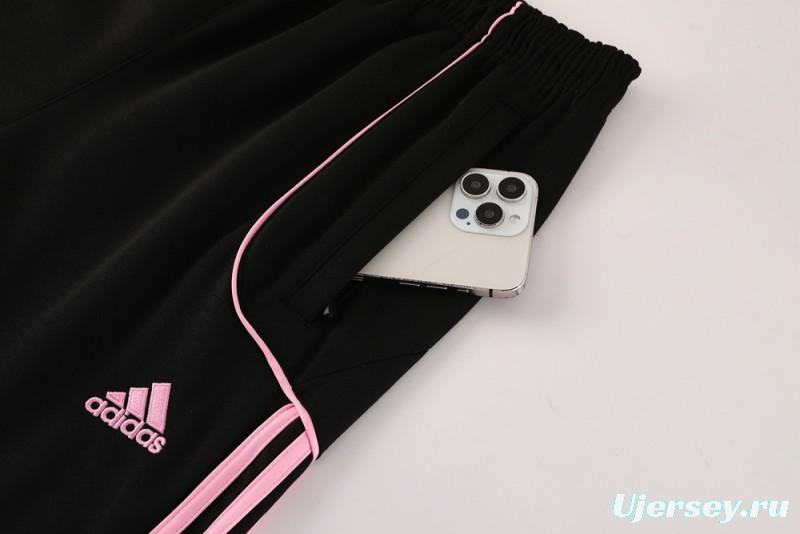 2025 Inter Miami Black Full Hoodie Zipper Jacket +Long Pants
