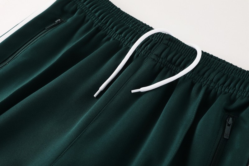 2025 Adidas Original Green Full Hoodie Zipper Jacket +Long Pants