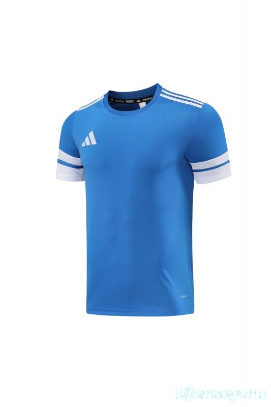 2025 Adidas Blue Short Sleeve Jersey+Shorts