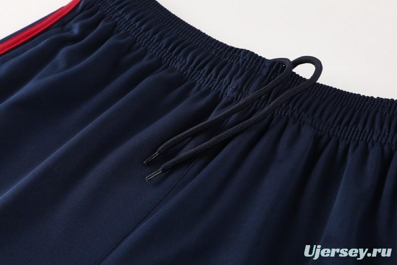 2025 Adidas Black/Red Short Sleeve Jersey+Shorts