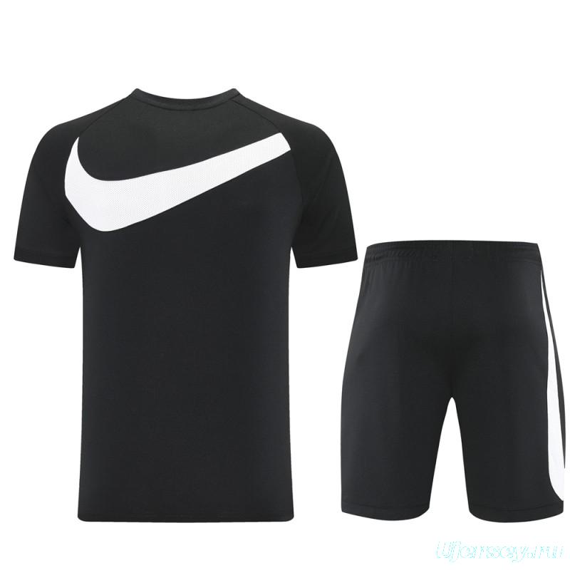 25/26 Nike Black Short Sleeve Jersey+Shorts
