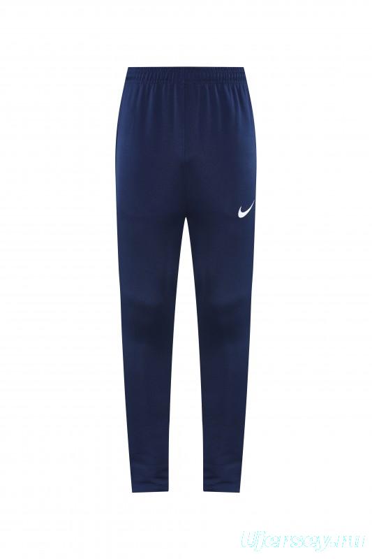 2025 Nike White/Navy Full Hoodie Zipper Jacket +Long Pants