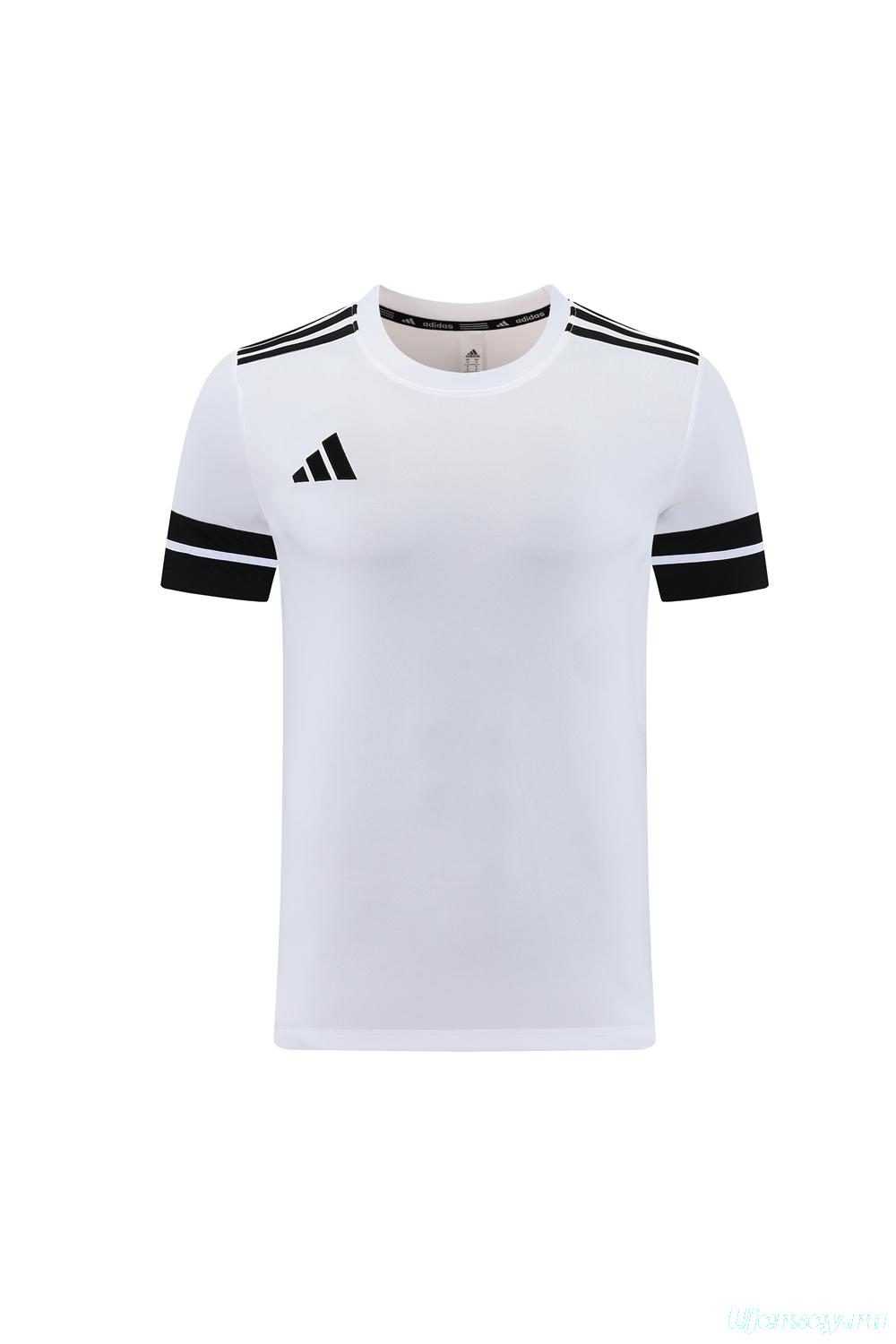 2025 Adidas White Short Sleeve Jersey+Shorts
