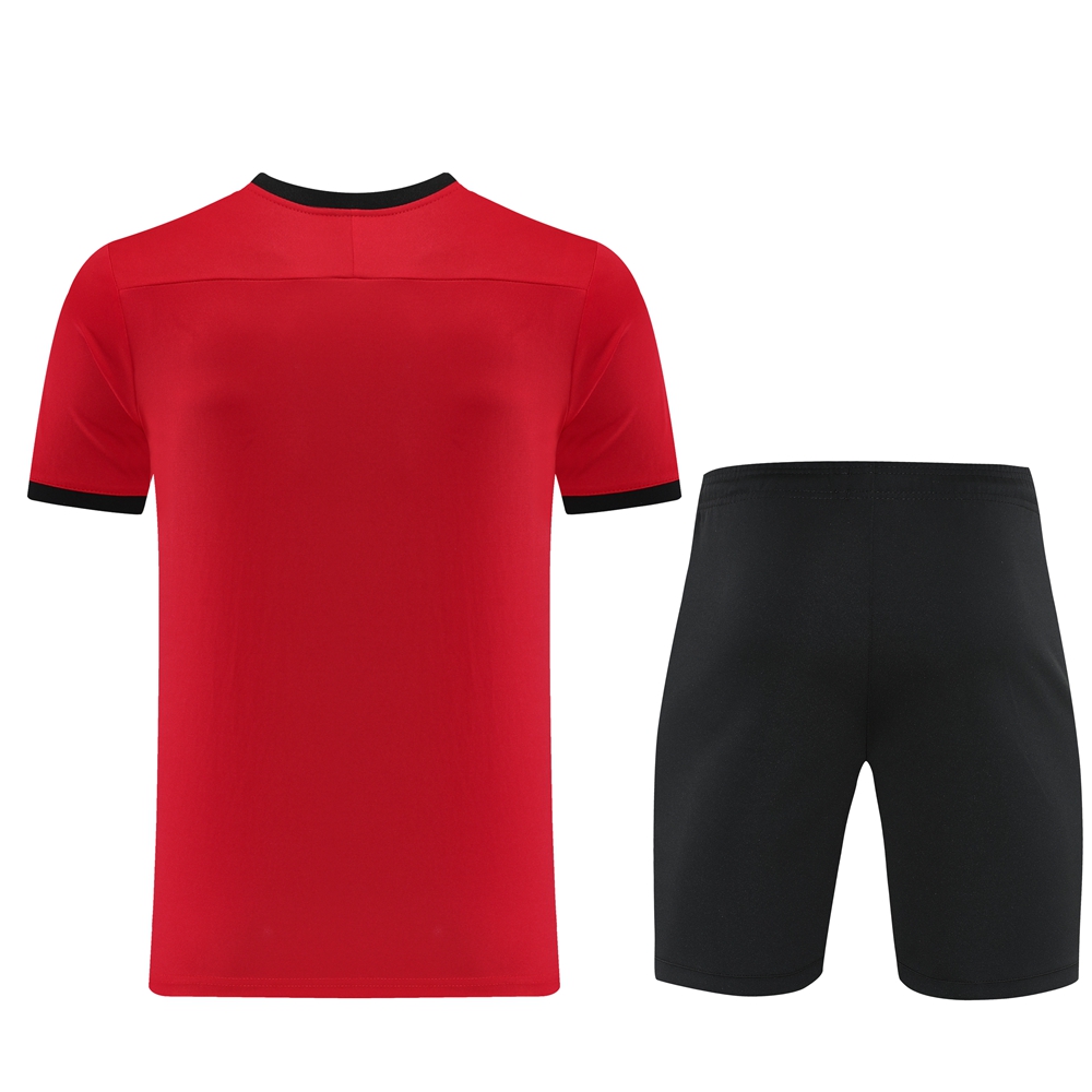 2025 NIKE Red Short Sleeve Jersey + Shorts