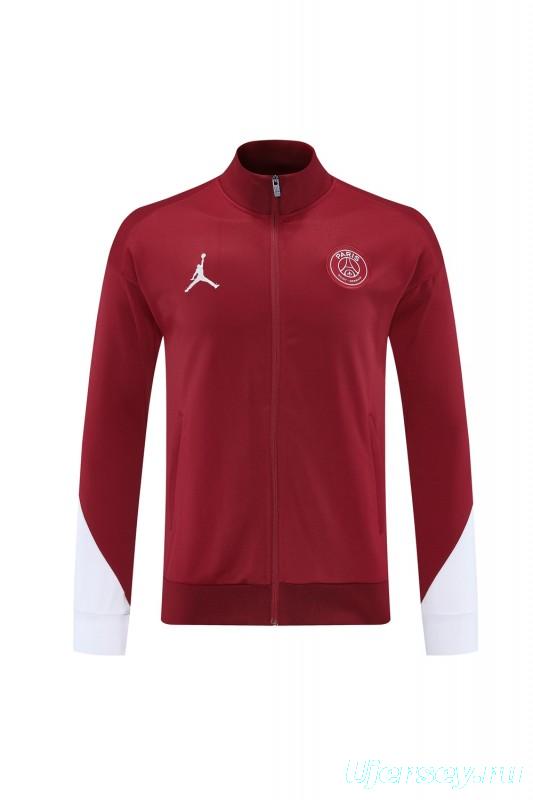 25/26 PSG Red Full Zipper Jacket +Long Pants