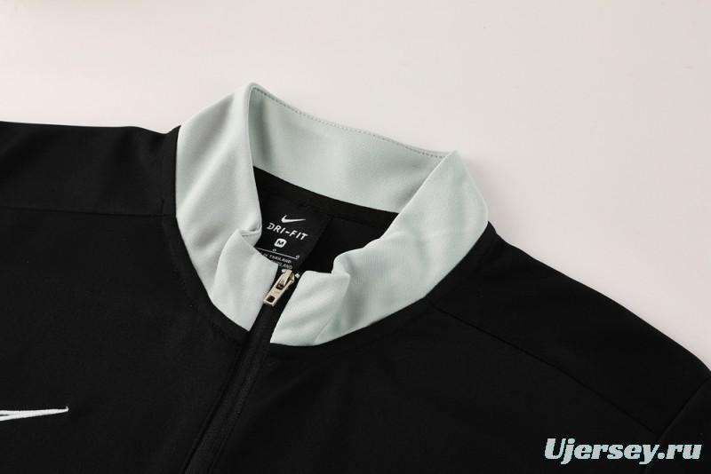 2025 Nike Black Full Hoodie Zipper Jacket +Long Pants