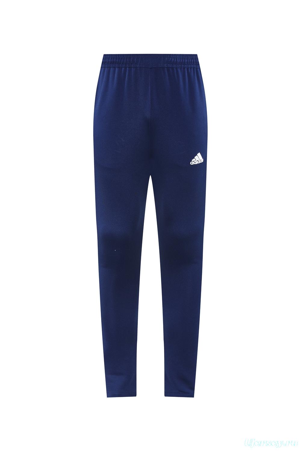 2025 Adidas Blue/Navy Full Zipper Jacket +Long Pants