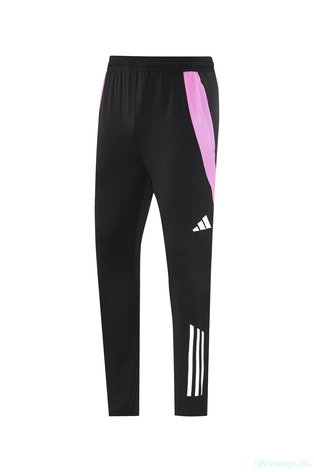 2025 Adidas Orange & Black with Leopard Print Pattern Half Zipper Jacket +Long Pants