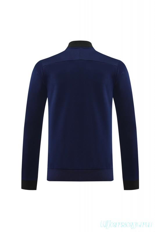 2025 NIKE Navy Full Zipper Jacket + Long Pants