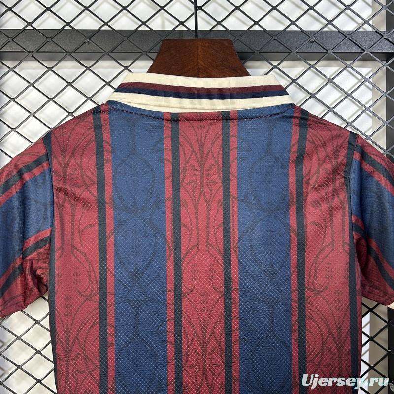 25/26 Kids Modernist FC Barcelona Polo Long Sleeve Jersey