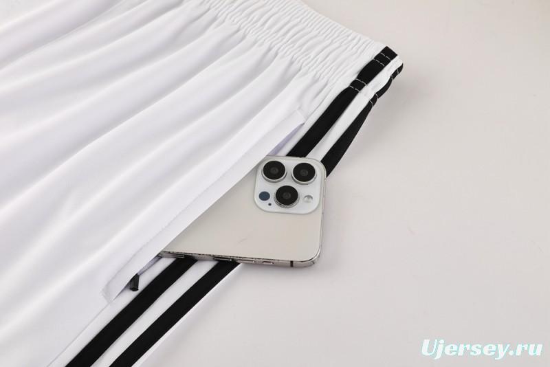 2025 Adidas White Short Sleeve Jersey+Shorts