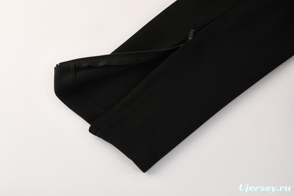 25/26 Chelsea Black/Blue Full Zipper Jacket +Long Pants