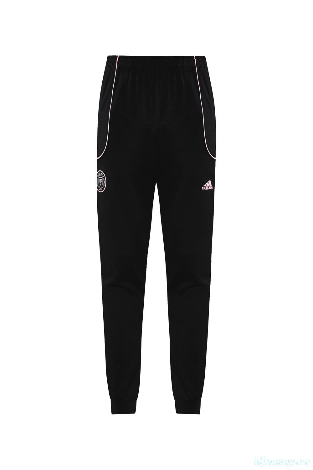 2025 Inter Miami Black Full Hoodie Zipper Jacket +Long Pants