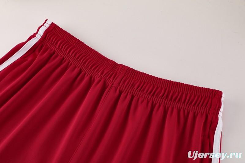 2025 Adidas Red Short Sleeve Jersey+Shorts