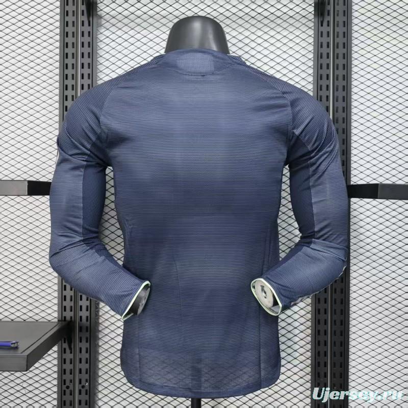 Player Version 25/26 Real Madrid Away Long Sleeve Jersey