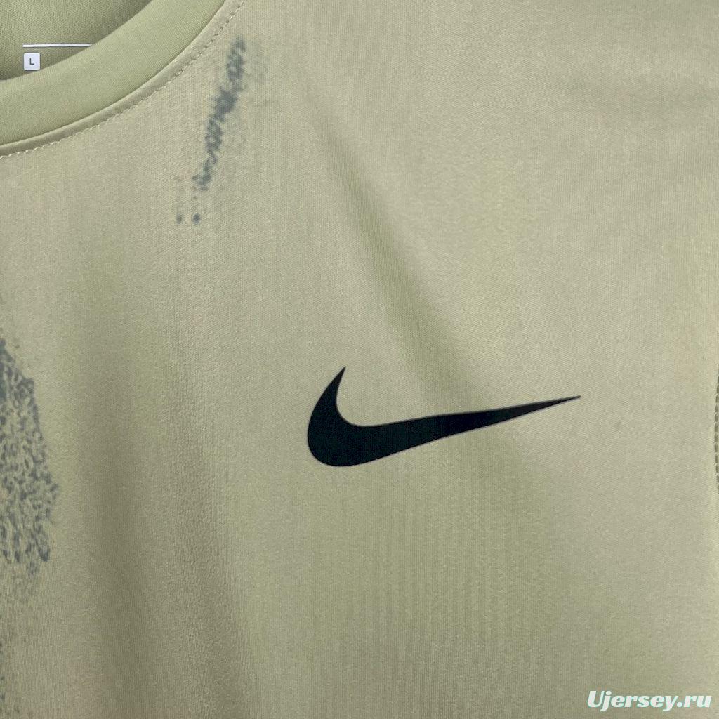 2025 NIKE Pea Green T-Shirt #1045