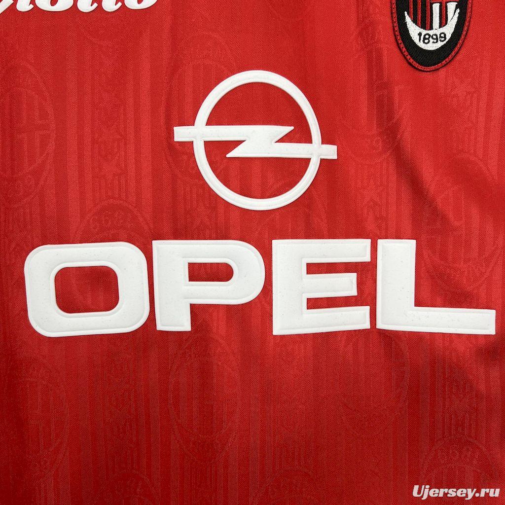 Retro 1998/99 AC Milan Away Red Jersey