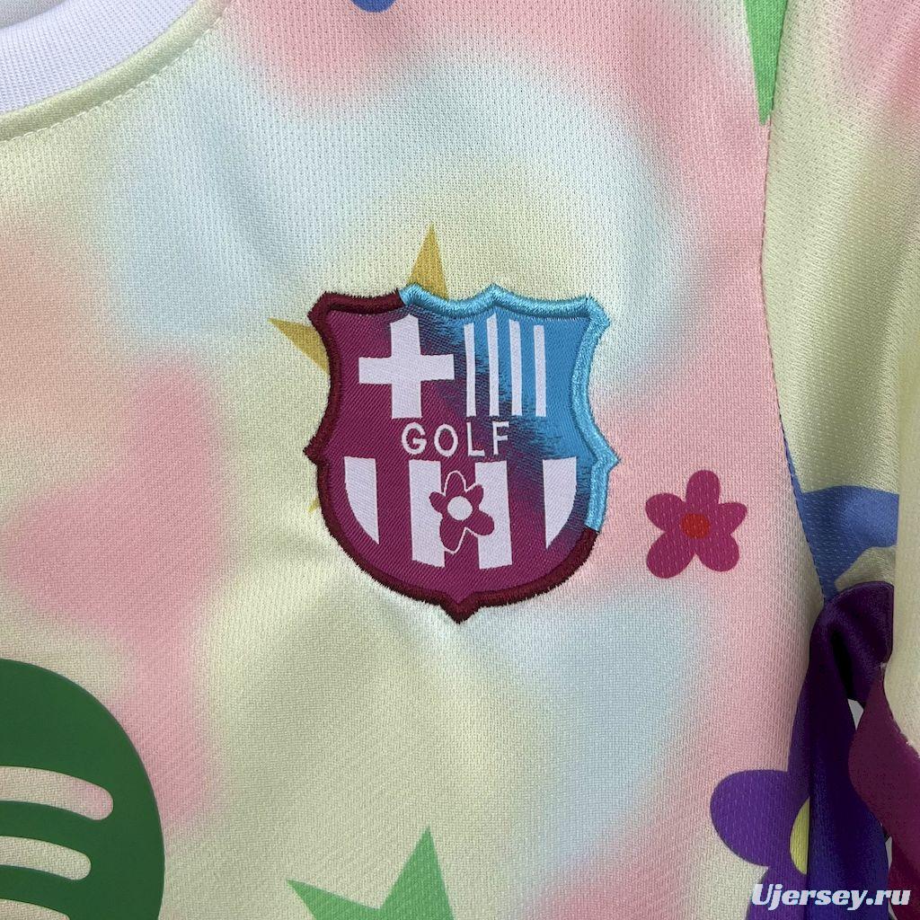 2025/26 KidsBarcelona Flower Special Edition Jersey