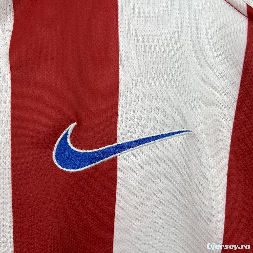 Retro 2016/17 Atletico Madrid Home Jersey