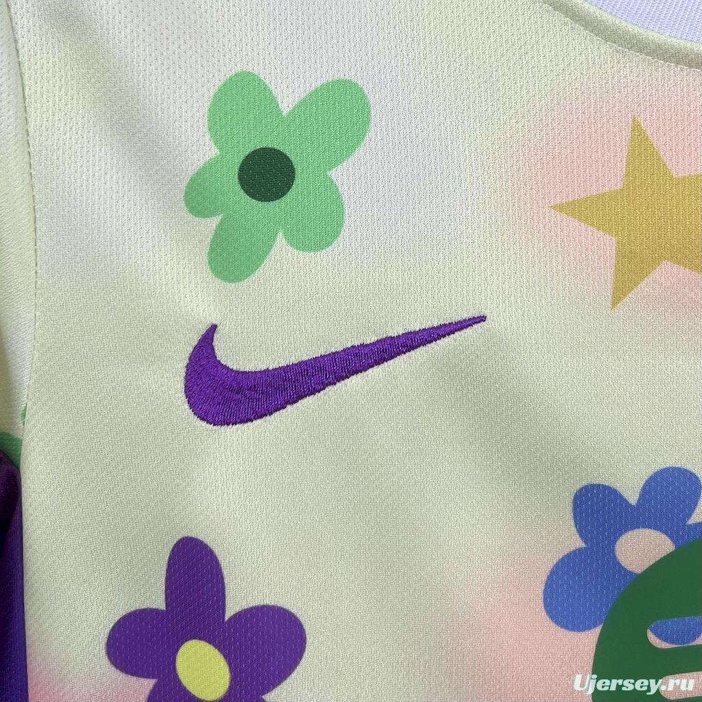 2025/26 KidsBarcelona Flower Special Edition Jersey