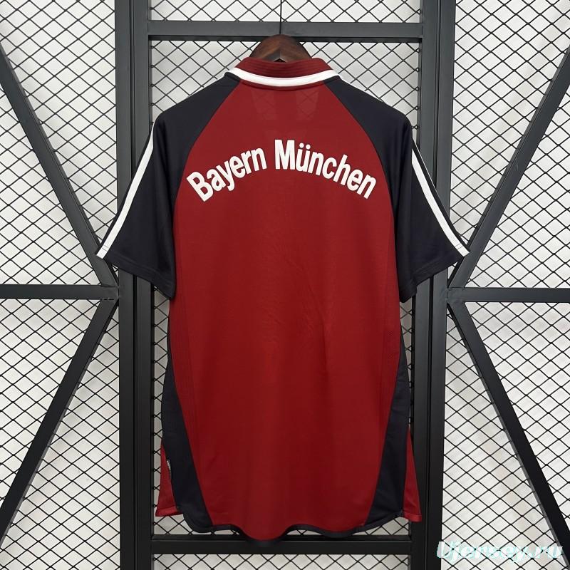 01/02 Retro Bayern Munich Home Jersey