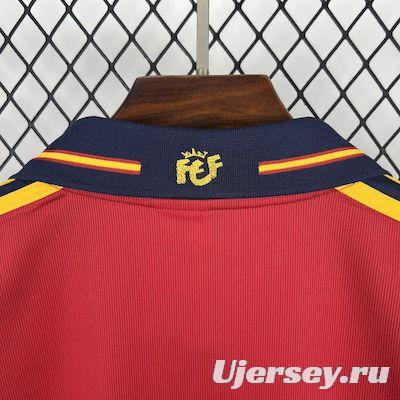 Retro 1998 Spain Home Jersey