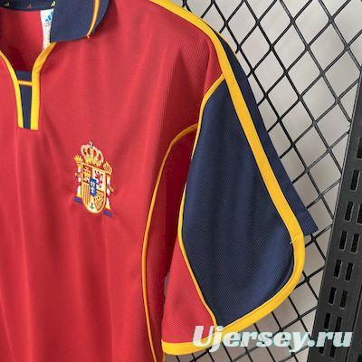 Retro 1998 Spain Home Jersey