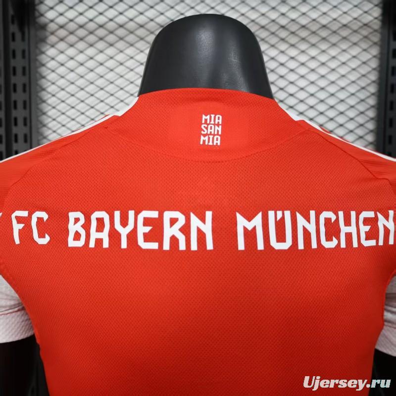 Player Version 25/26 Bayern Munich Home Jersey