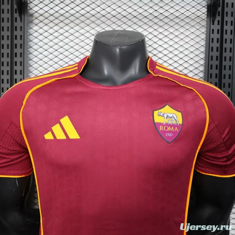 Player Version 25/26 Roma Home Jersey