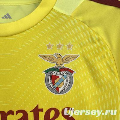 2025/26 Kids Benfica Yellow Goalkeeper Kit