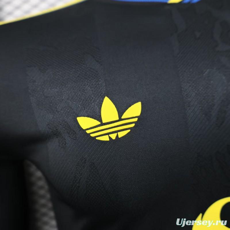 Player Version 25/26 Manchester United Third Black Long Sleeve Jersey
