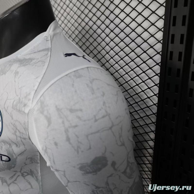 Player Version 25/26 Manchester City Away Long Sleeve Jersey